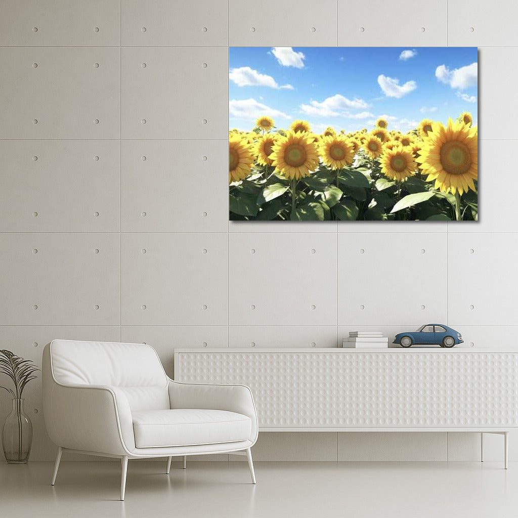 Flower Symphony: Field of Giant Sunflowers