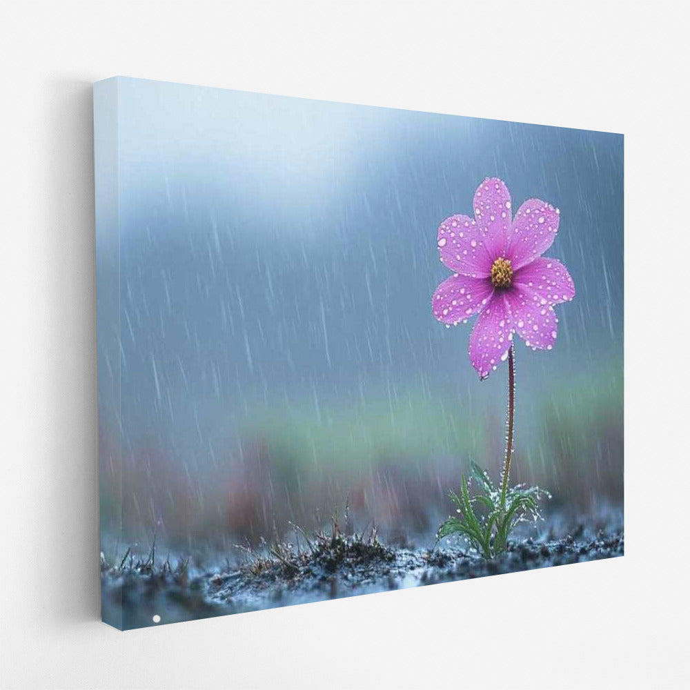Pink Cosmos: Tenderness and Fortitude in the Rain