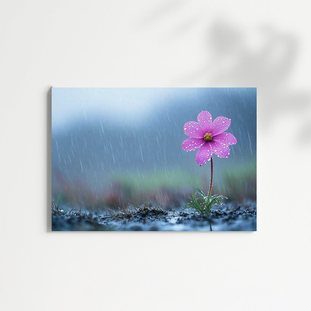Pink Cosmos: Tenderness and Fortitude in the Rain