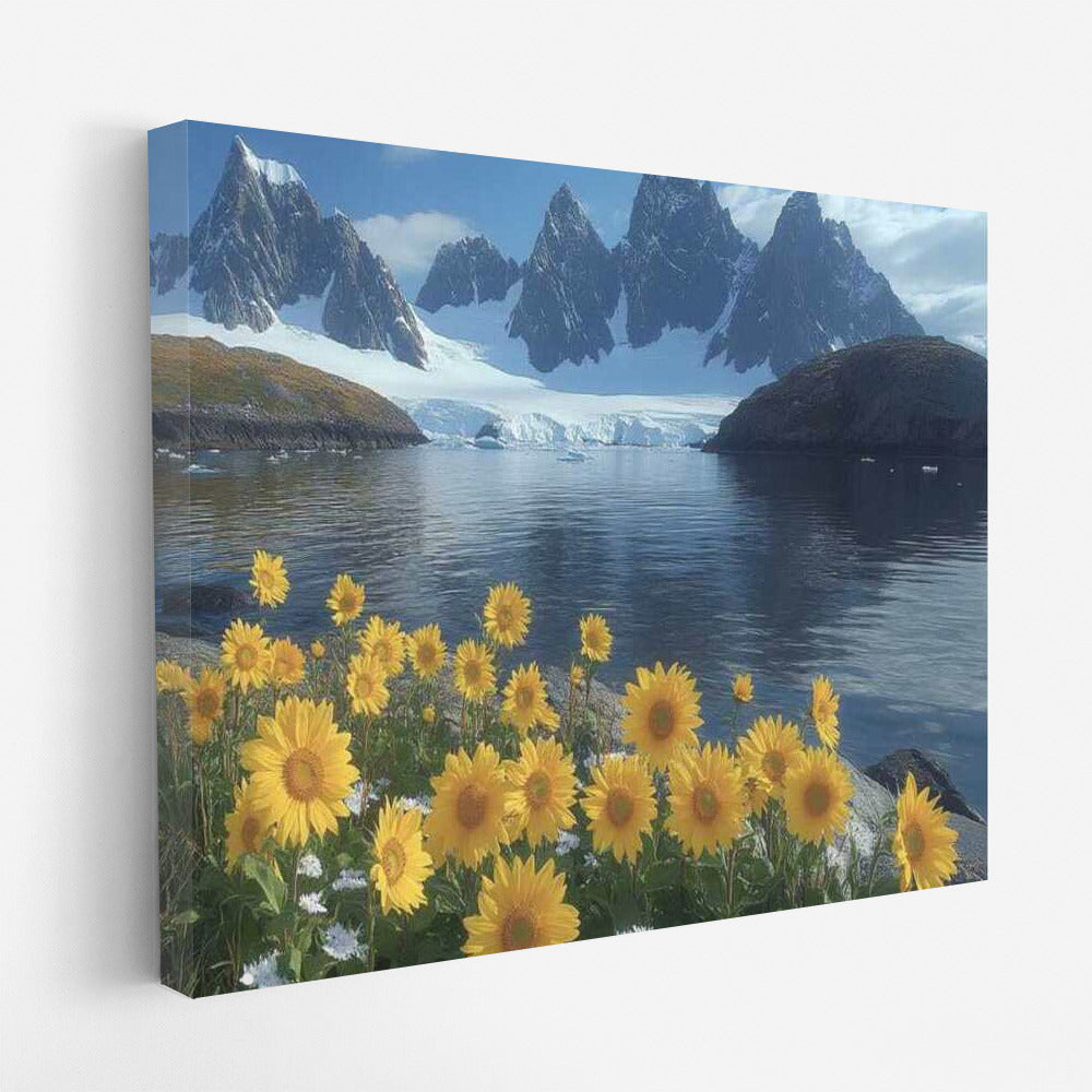 Mountain Sunflowers: Natural Beauty at the Foot of the Alps