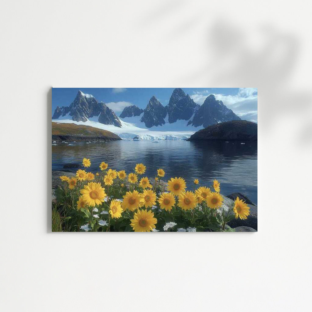 Mountain Sunflowers: Natural Beauty at the Foot of the Alps