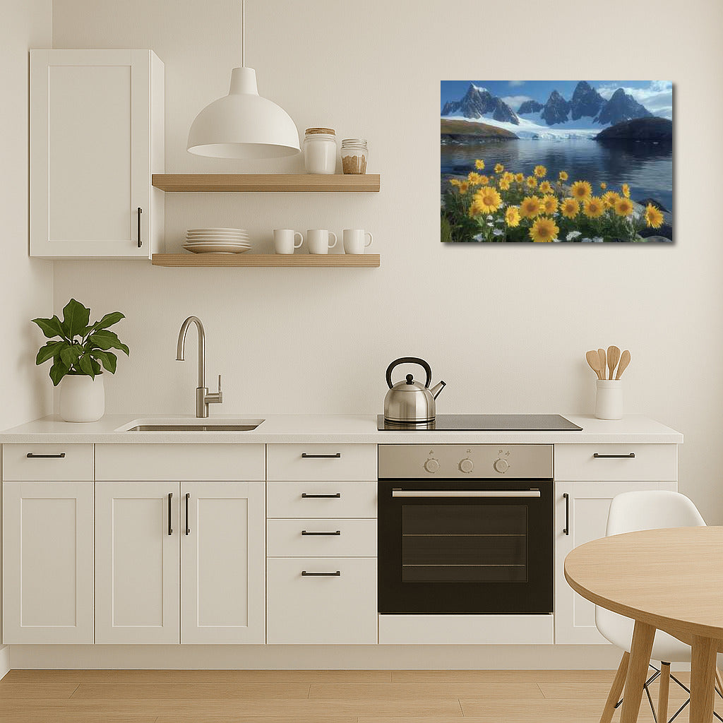 Mountain Sunflowers: Natural Beauty at the Foot of the Alps