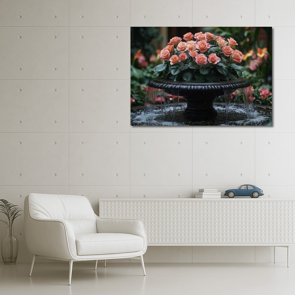 Velvet Hybrid Tea Roses: Floral Symphony