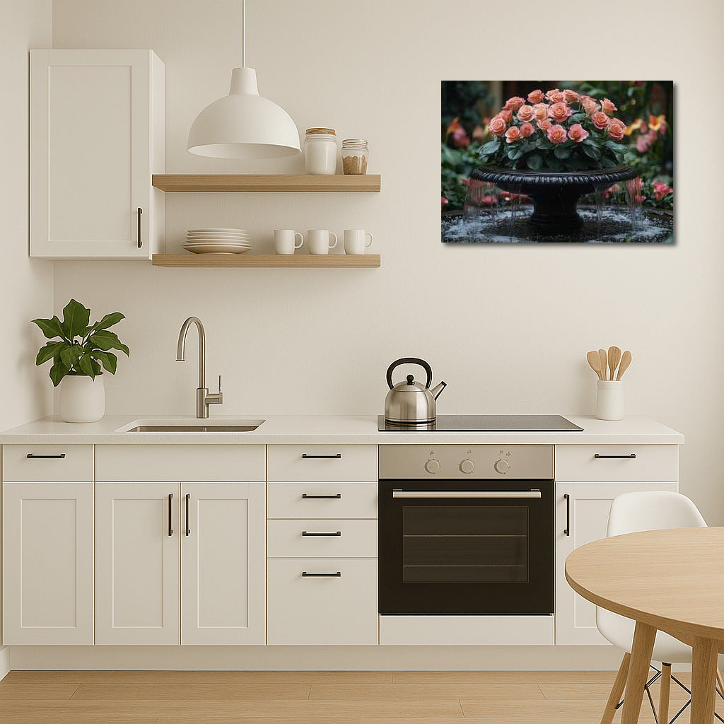 Velvet Hybrid Tea Roses: Floral Symphony