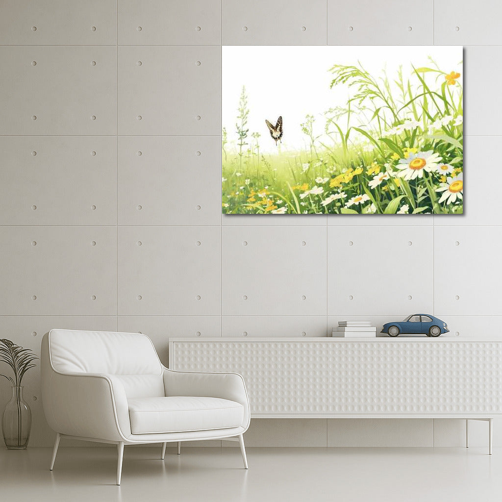 Daisy Symphony: Wildflowers 2 with Butterfly