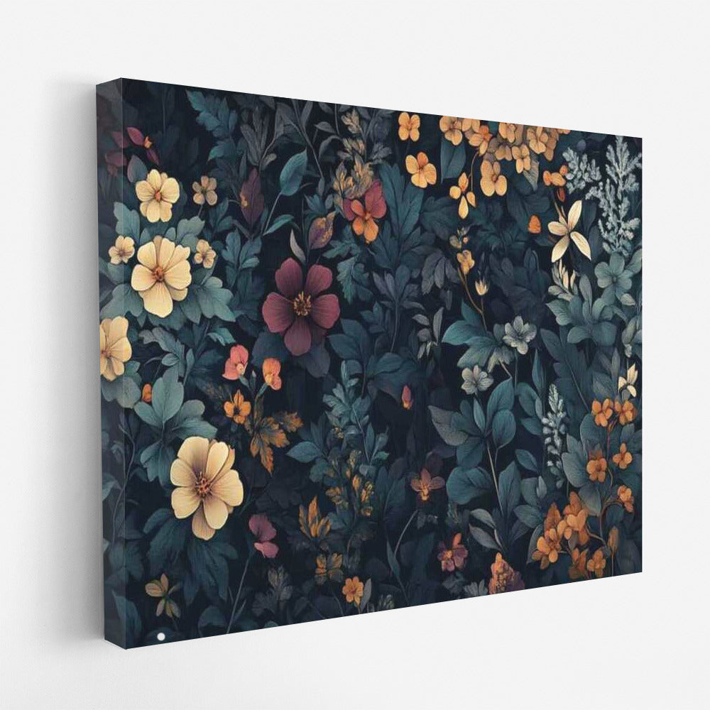 Flower Waltz: Hibiscus and Daisies in the Dance of Blossom