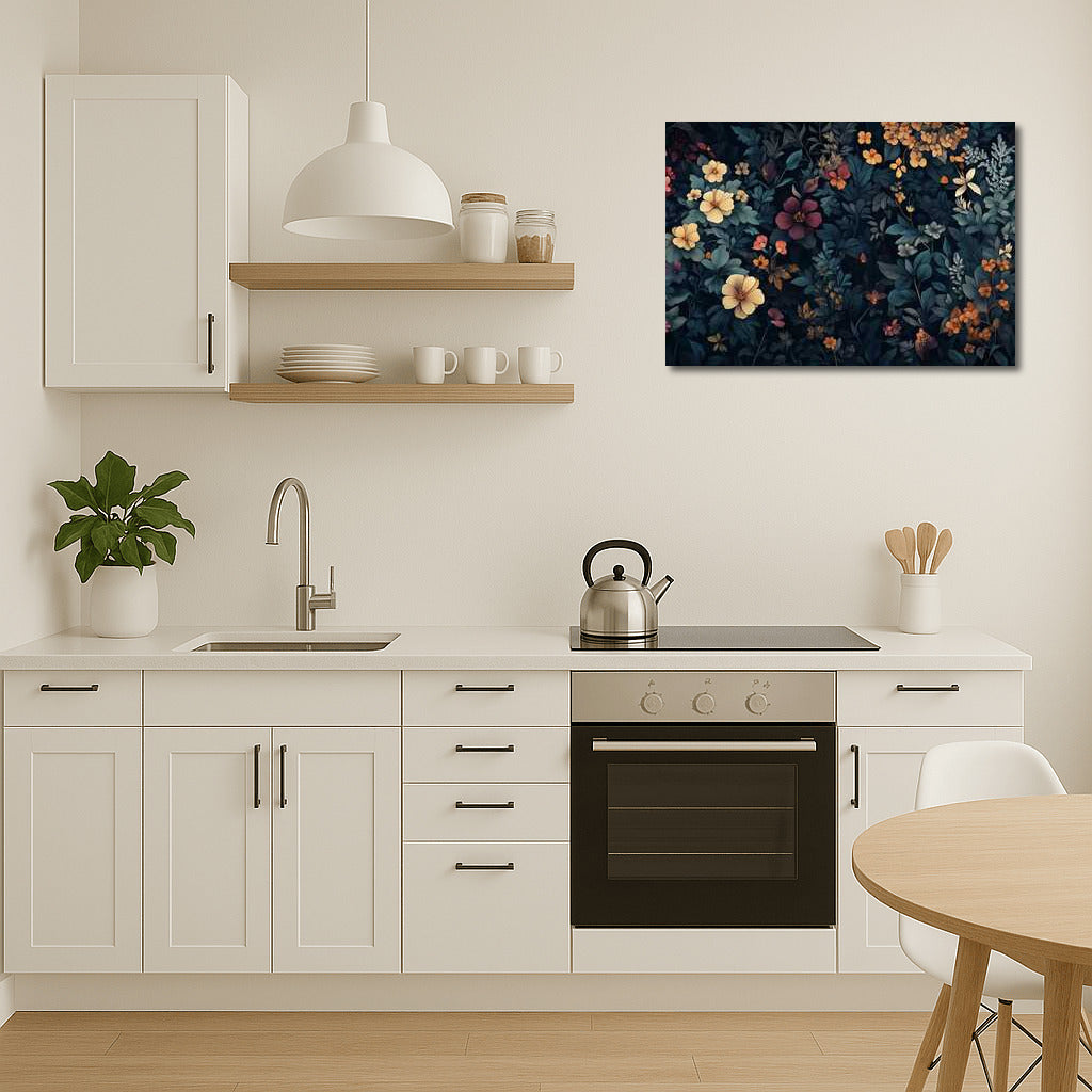 Flower Waltz: Hibiscus and Daisies in the Dance of Blossom