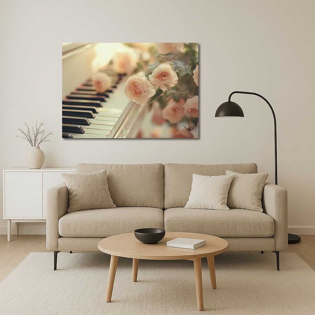 Melody of Roses: Piano Flowers 1