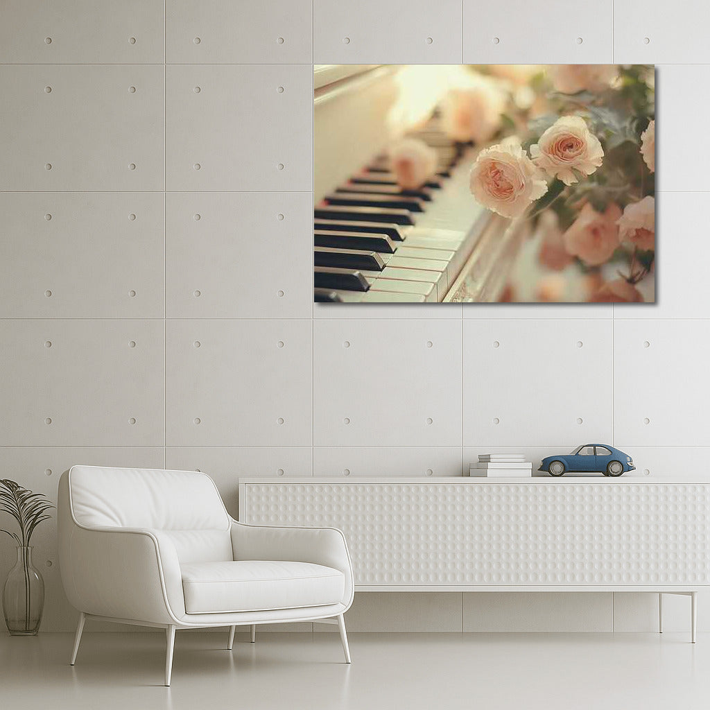 Melody of Roses: Piano Flowers 1