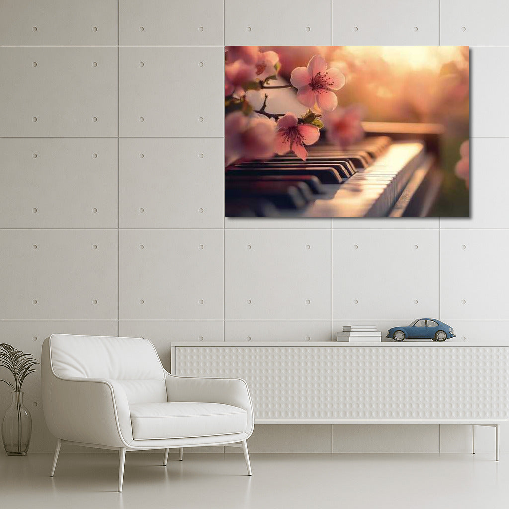 Sakura Flowers and Piano Melody: Inspiration and Comfort