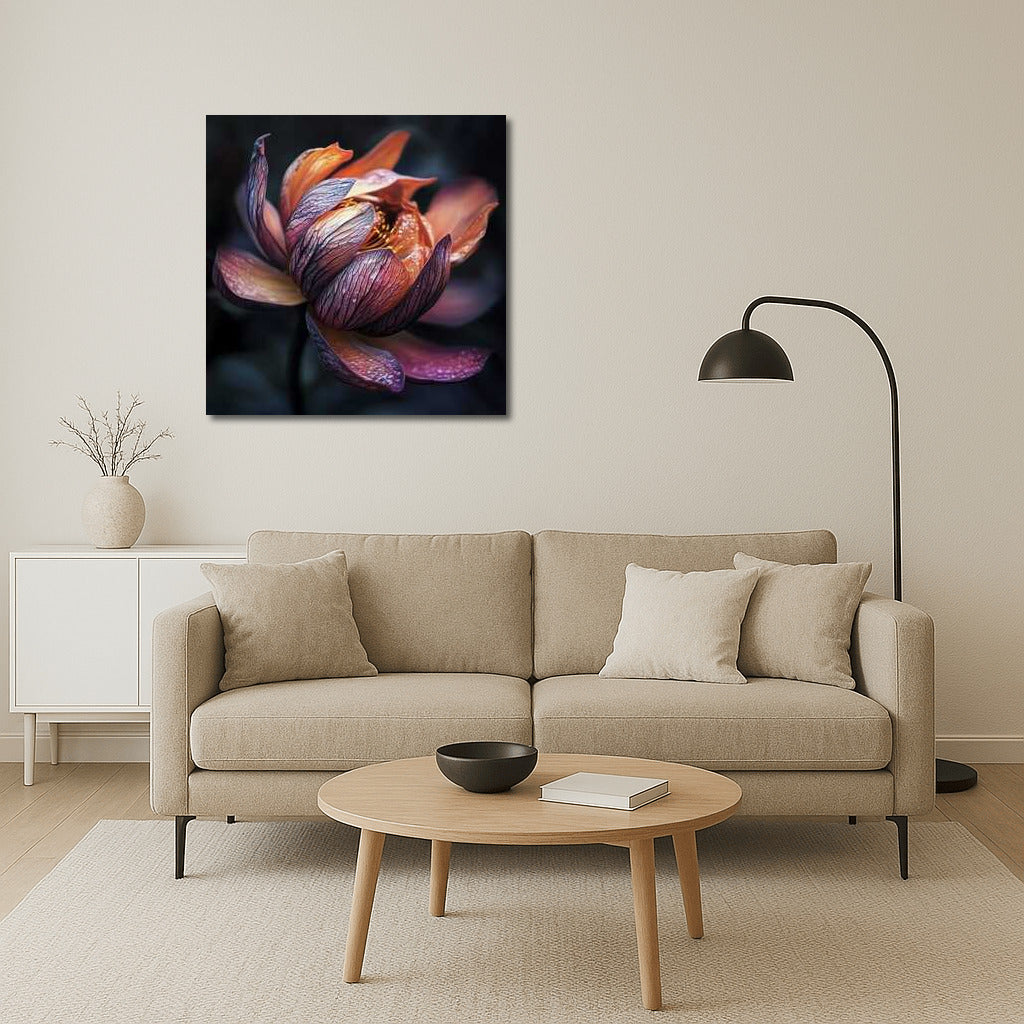 Lotus Dawn: The Magical Blooming of a Flower