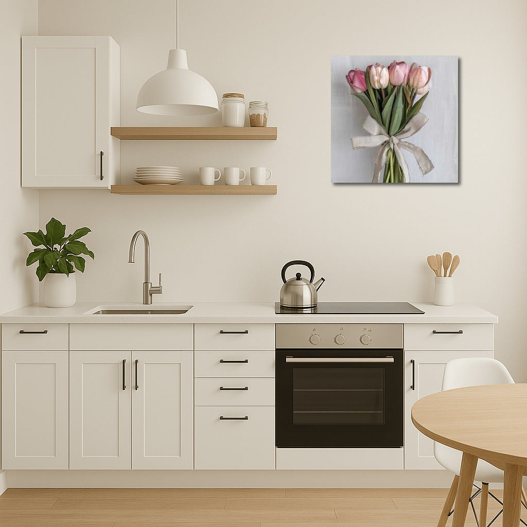 Spring Waltz: Darwin's Bouquet of Pink Tulips