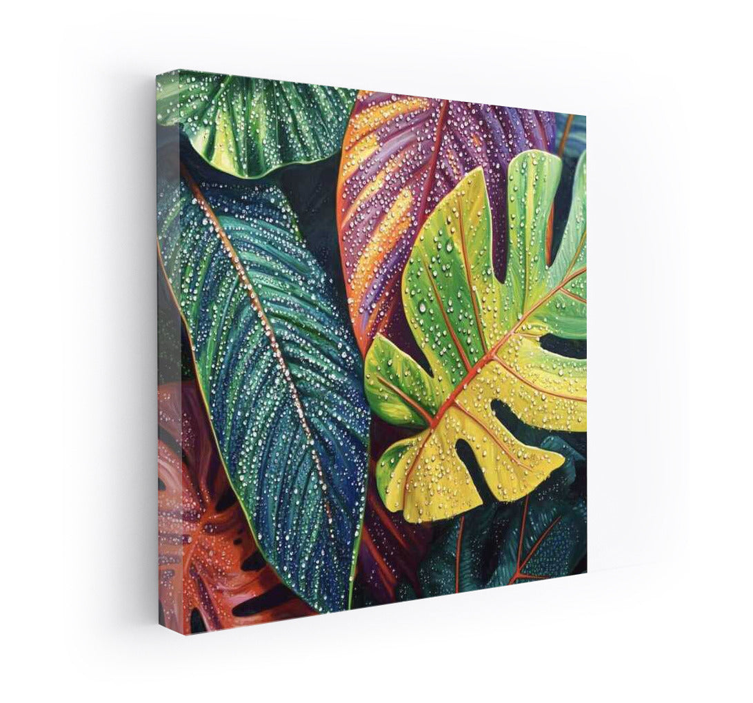 Tropical Flower Paradise: Monstera and Calathea for Interior