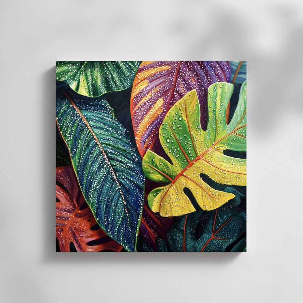 Tropical Flower Paradise: Monstera and Calathea for Interior