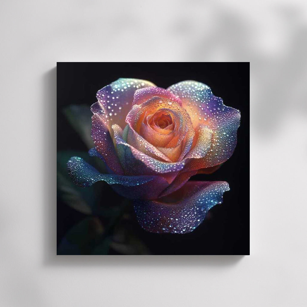 Flower Miracle: Bright Rainbow Rose Rainbow