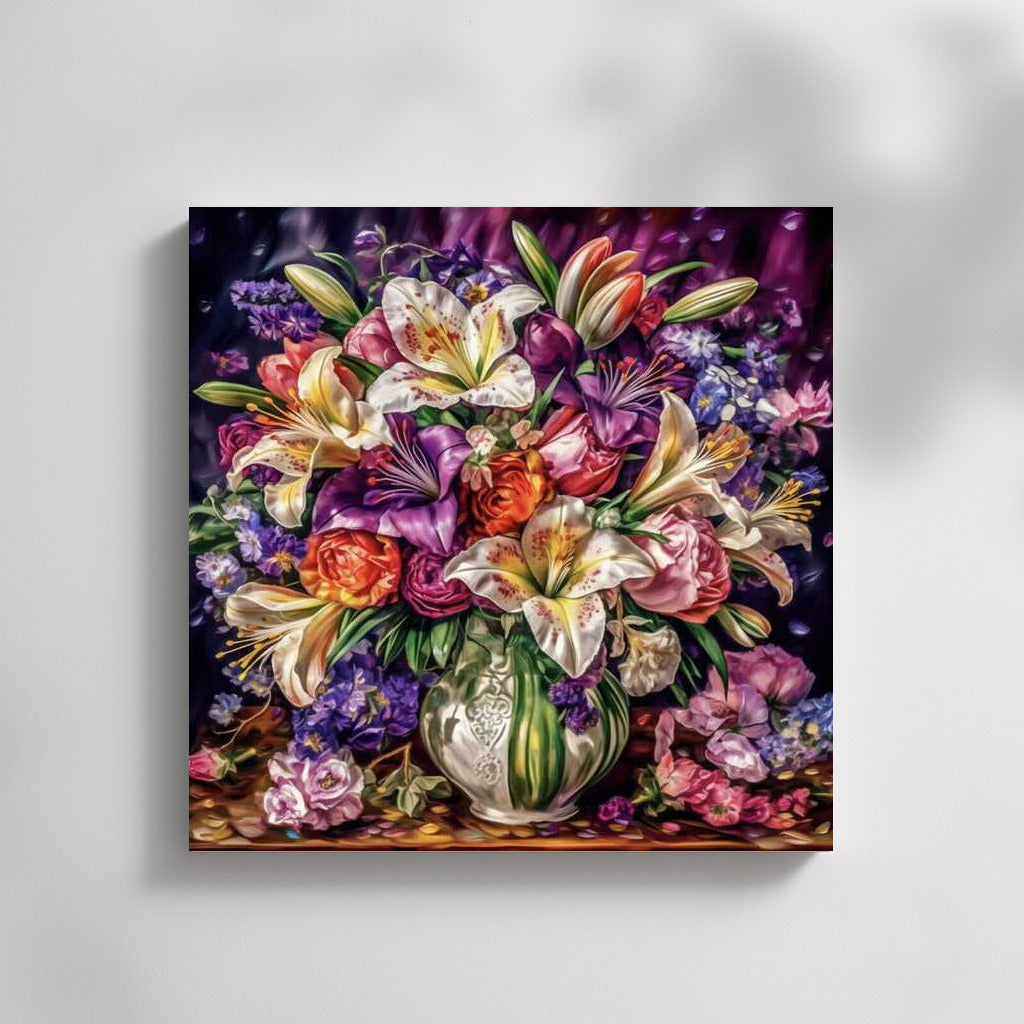 Bright Bouquet of Lilies and Roses: Explosion of Floral Magic