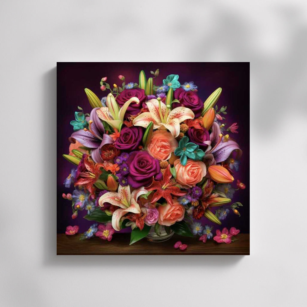 Bright Bouquet: Lilies and Roses for an Exquisite Interior