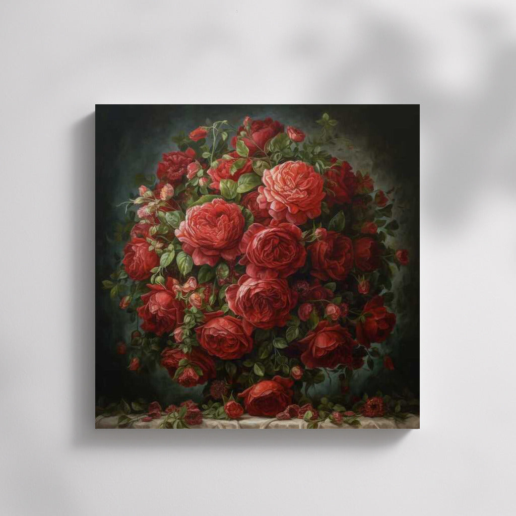 Bright Bouquet of Red Roses: Elegance and Vivacity