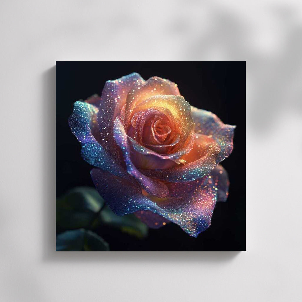 Rainbow Rose Magic: Vibrant Flowers