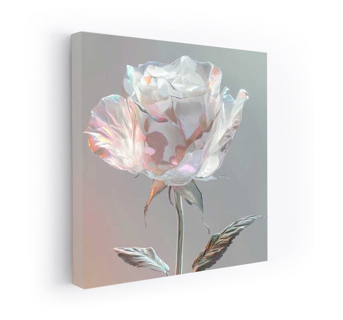 Elegant White Rose 'Avalanche' in Pastel Tones