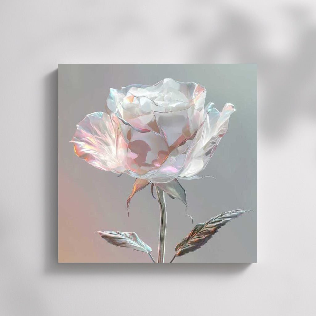 Elegant White Rose 'Avalanche' in Pastel Tones