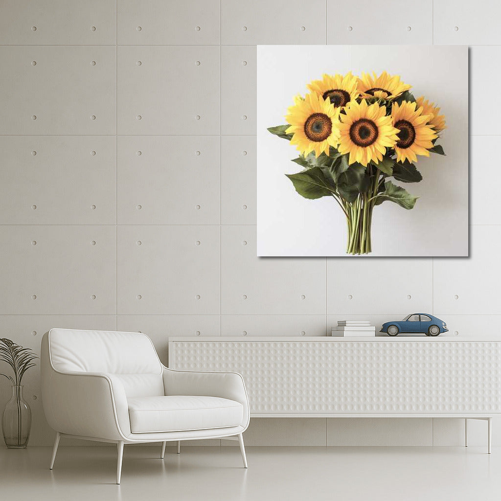 Sunny Helianthus Sunflowers: A Bright Floral Accent for the Interior