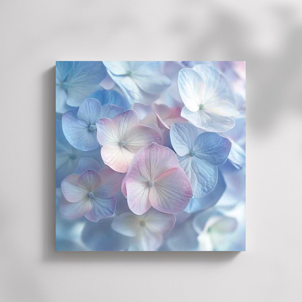 Delicate Inflorescences of Hydrangea Annabelle: Transparent Lightness