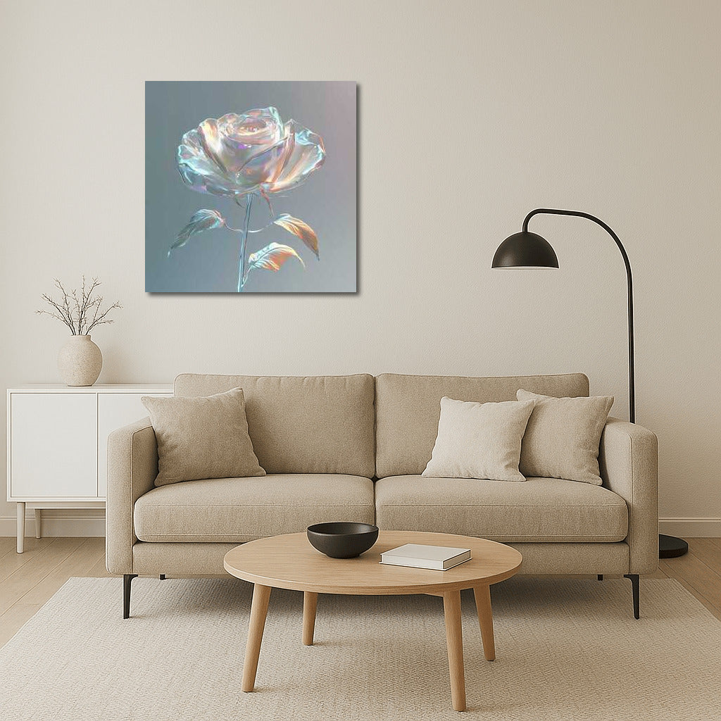 White Rose Gloria Day: Elegant Floral Glow for the Interior