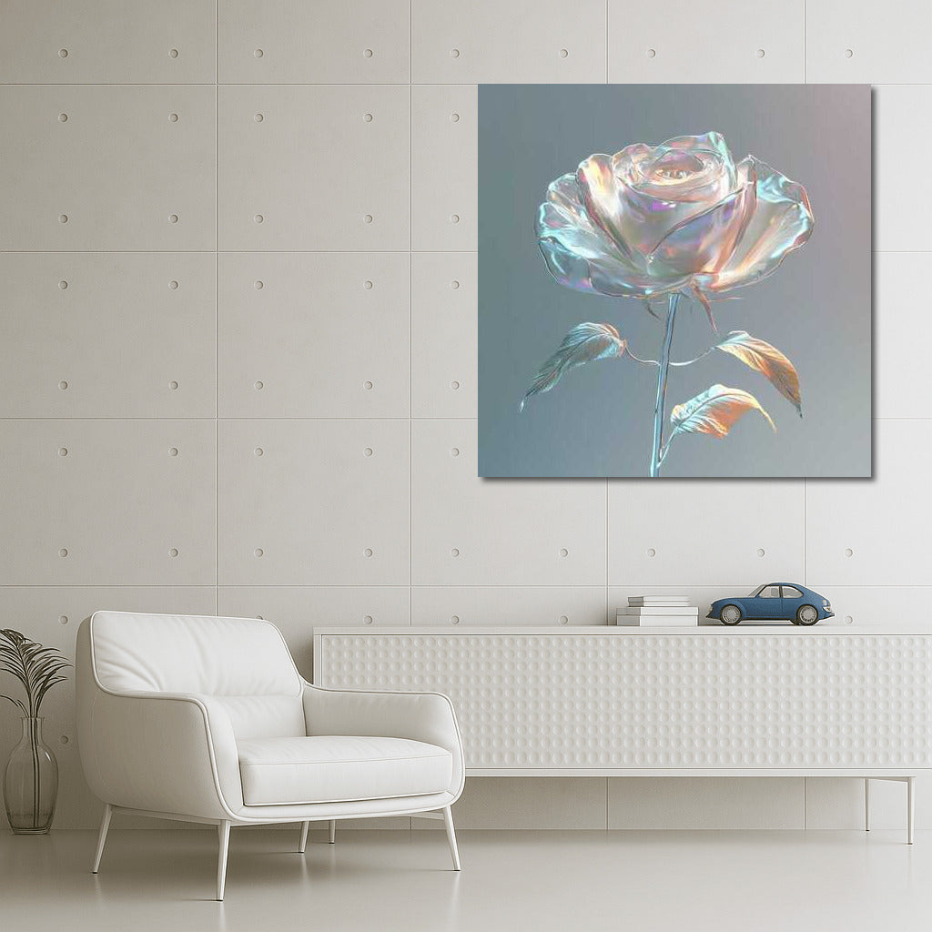 White Rose Gloria Day: Elegant Floral Glow for the Interior