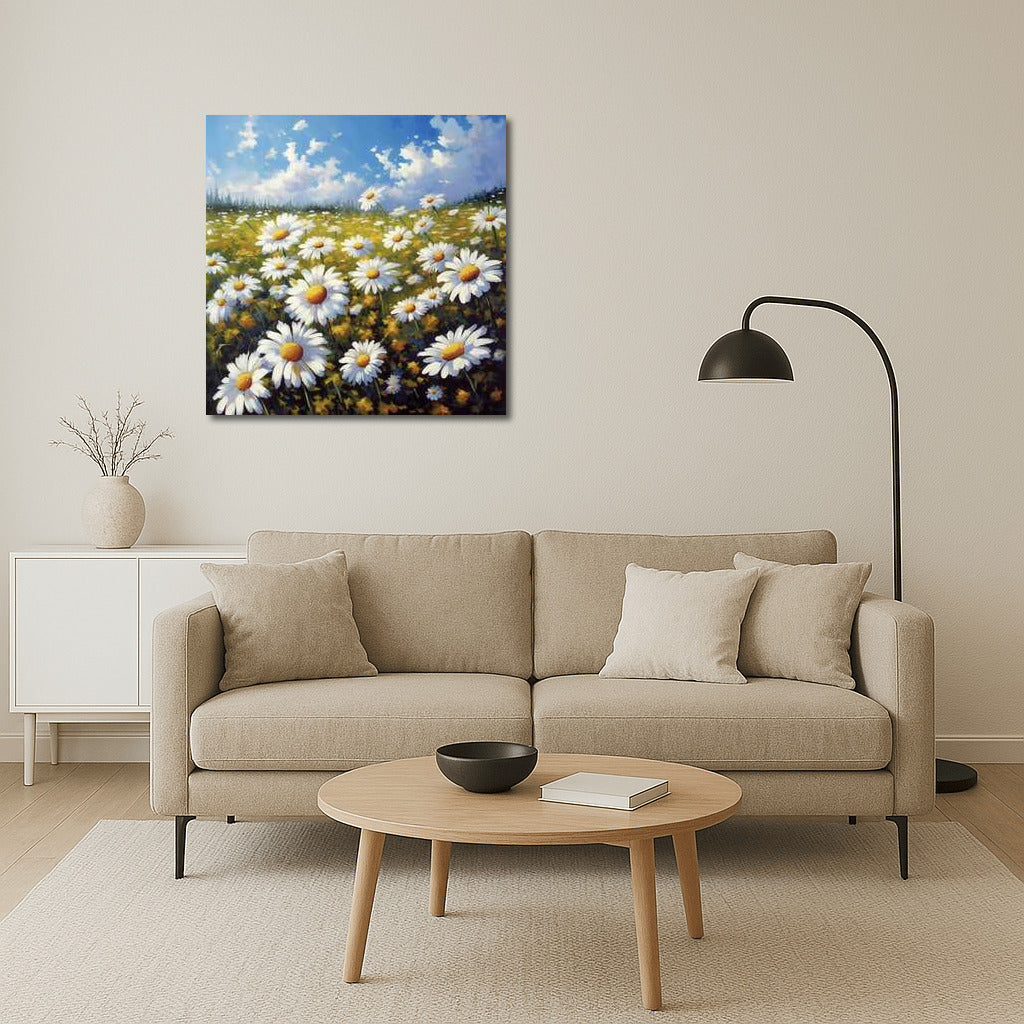 Flower Field of Daisies: Freshness and Lightness in the Interior