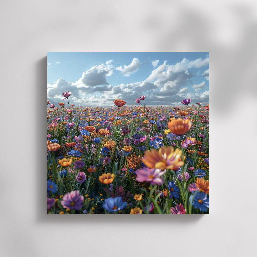 Cosmos Flower Field: Harmony and Beauty in Nature