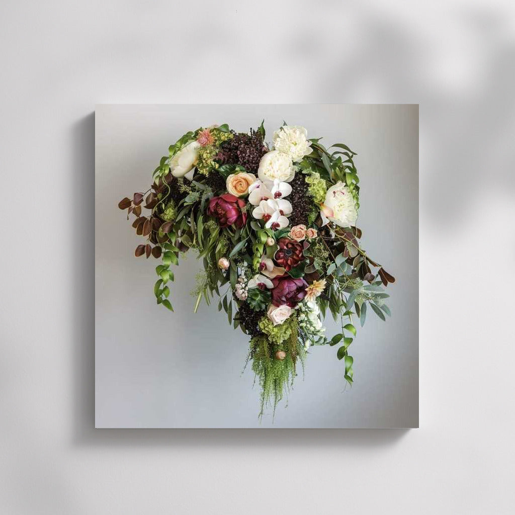 Delicate Peonies and Orchids: Elegant Floral Decor