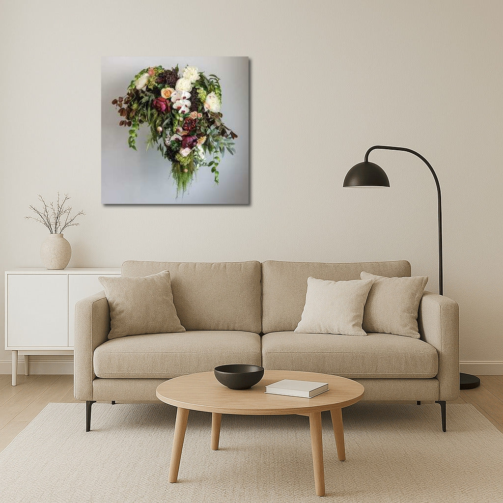 Delicate Peonies and Orchids: Elegant Floral Decor