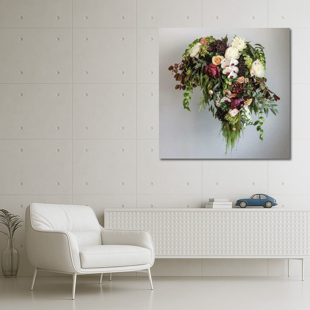 Delicate Peonies and Orchids: Elegant Floral Decor