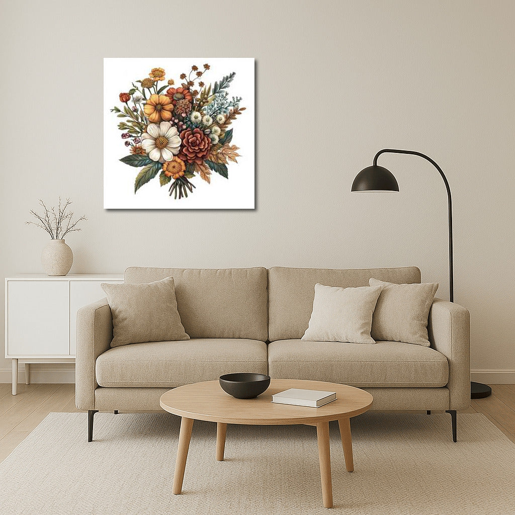 Charm of Daisies and Roses: Floral Bouquet 3