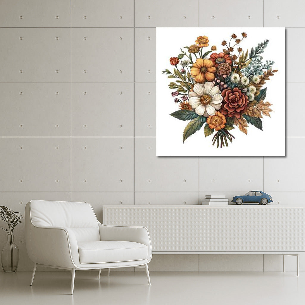 Charm of Daisies and Roses: Floral Bouquet 3