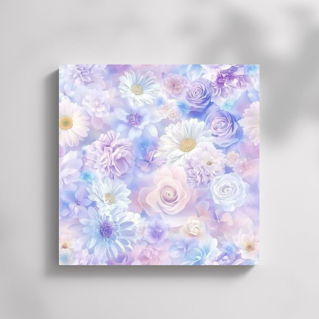 Tender Symphony: Daisies and Roses in Pastel Colors