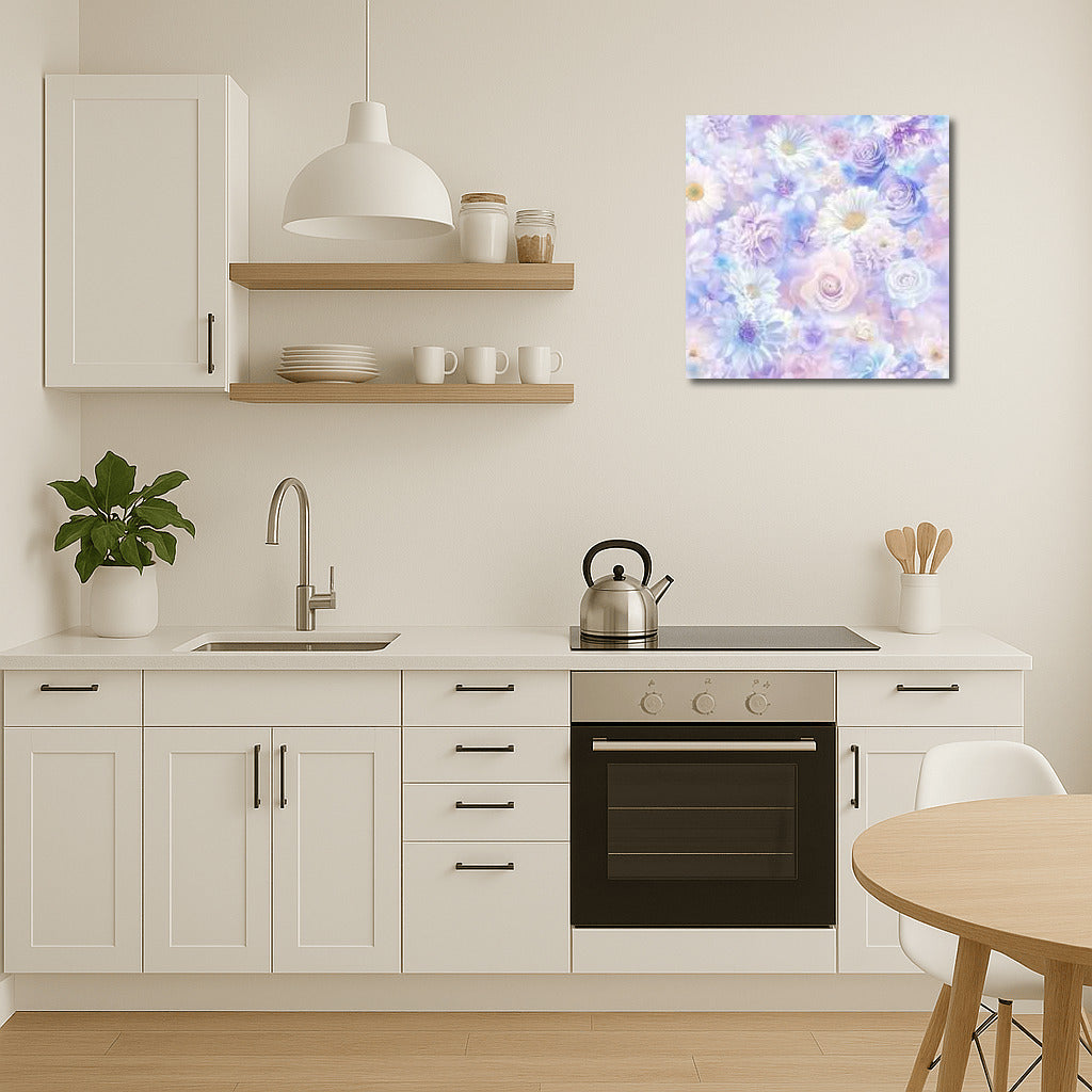 Tender Symphony: Daisies and Roses in Pastel Colors