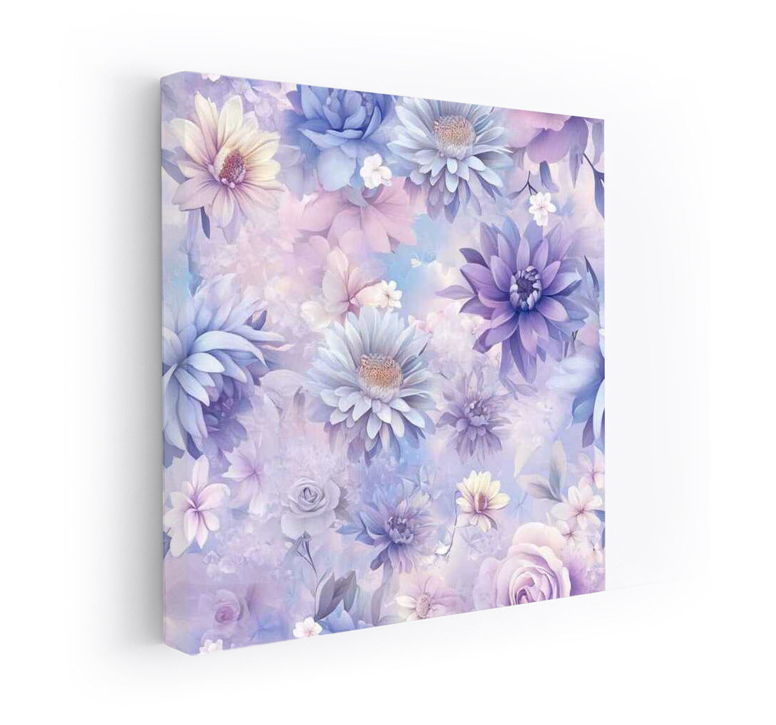 Pastel Symphony: Chrysanthemums and Roses in Delicate Tones