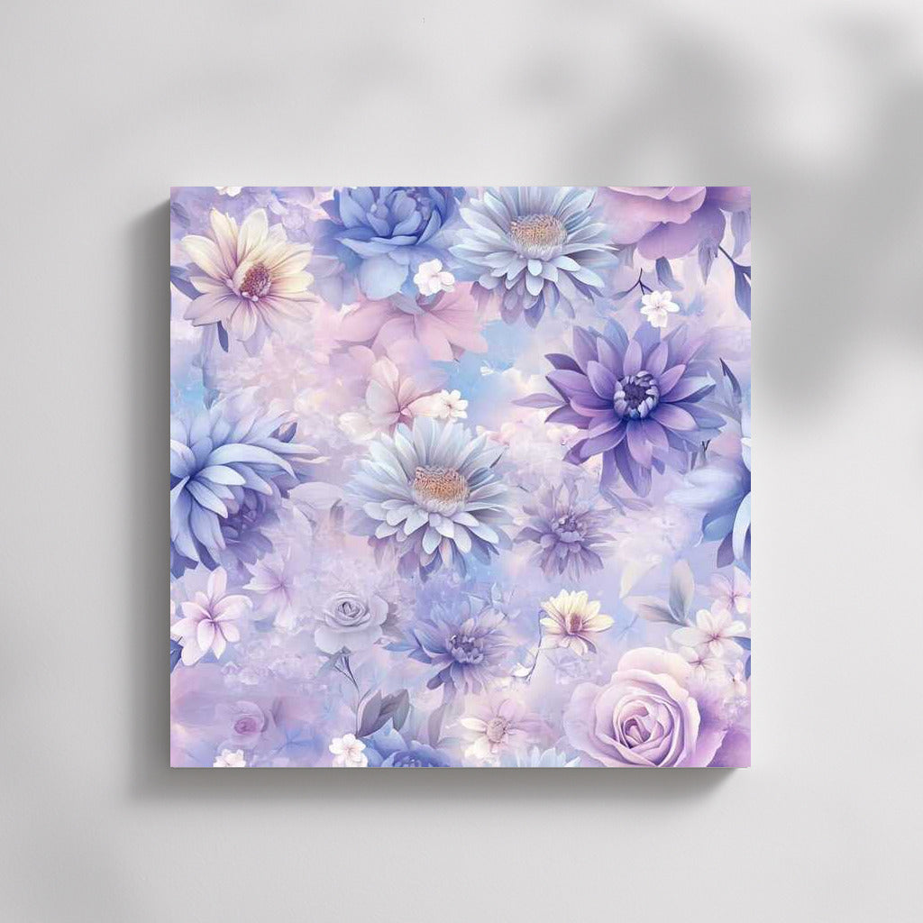 Pastel Symphony: Chrysanthemums and Roses in Delicate Tones