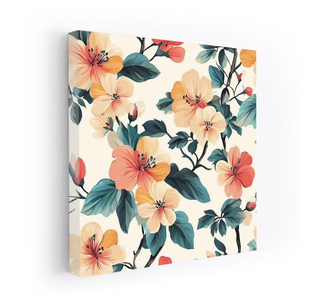 Floral pattern with peonies: Elegance and harmony