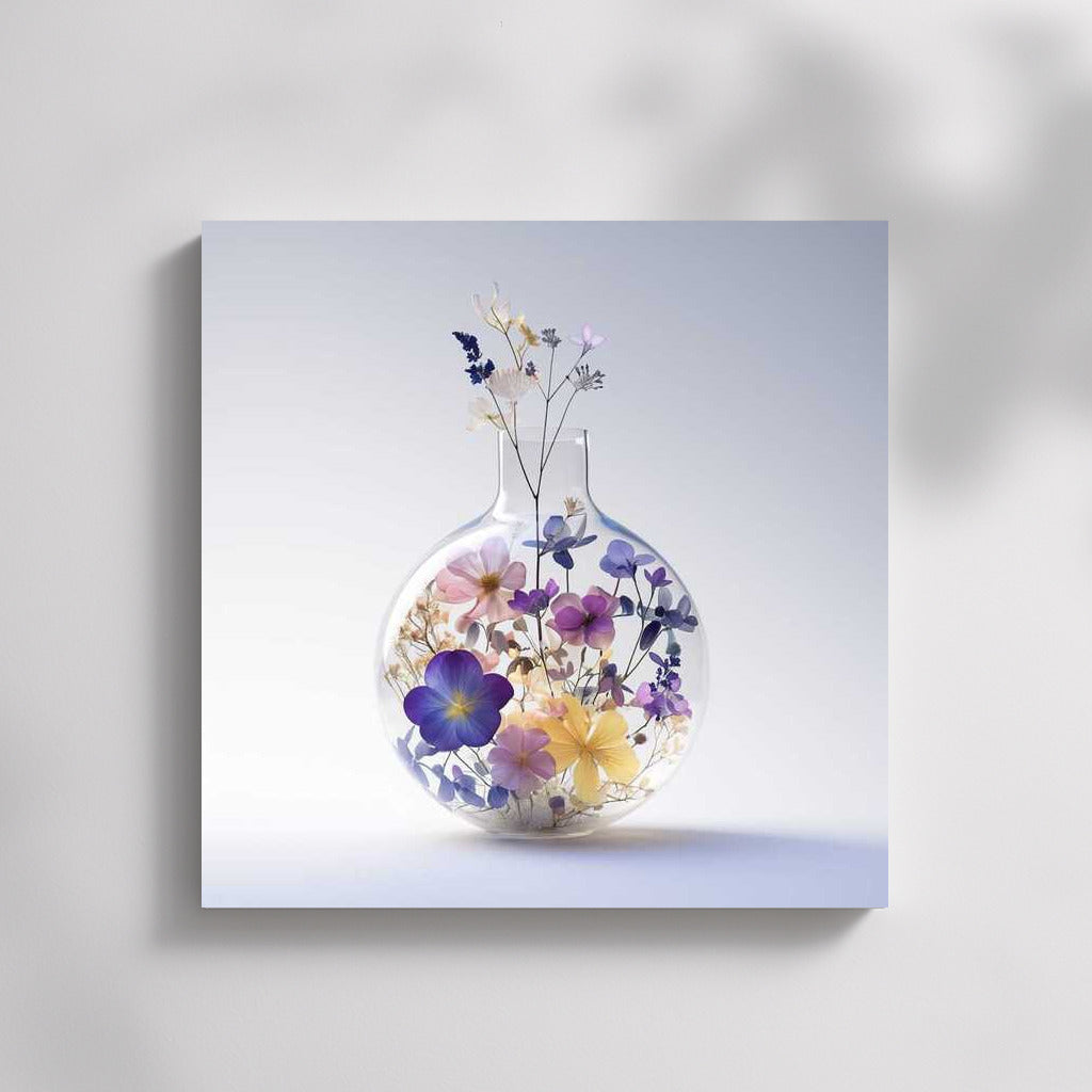 Peonies in a Glass Vase: Elegance and Freshness