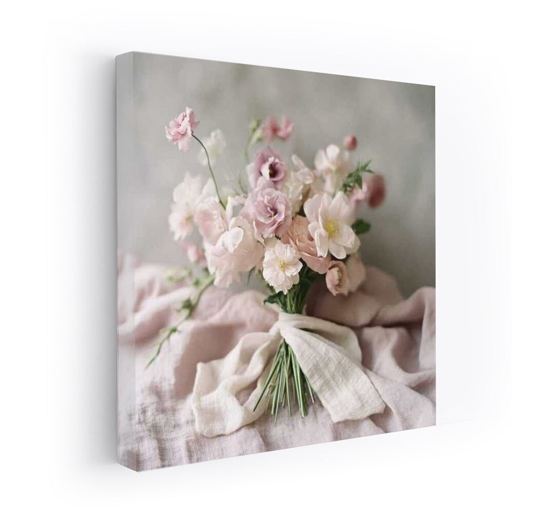 Delicate Bouquet: Small Roses and Lilies