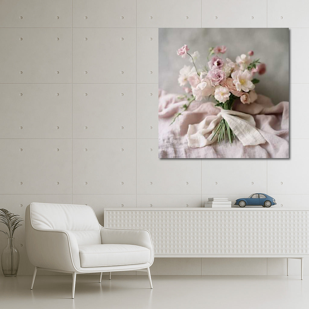 Delicate Bouquet: Small Roses and Lilies