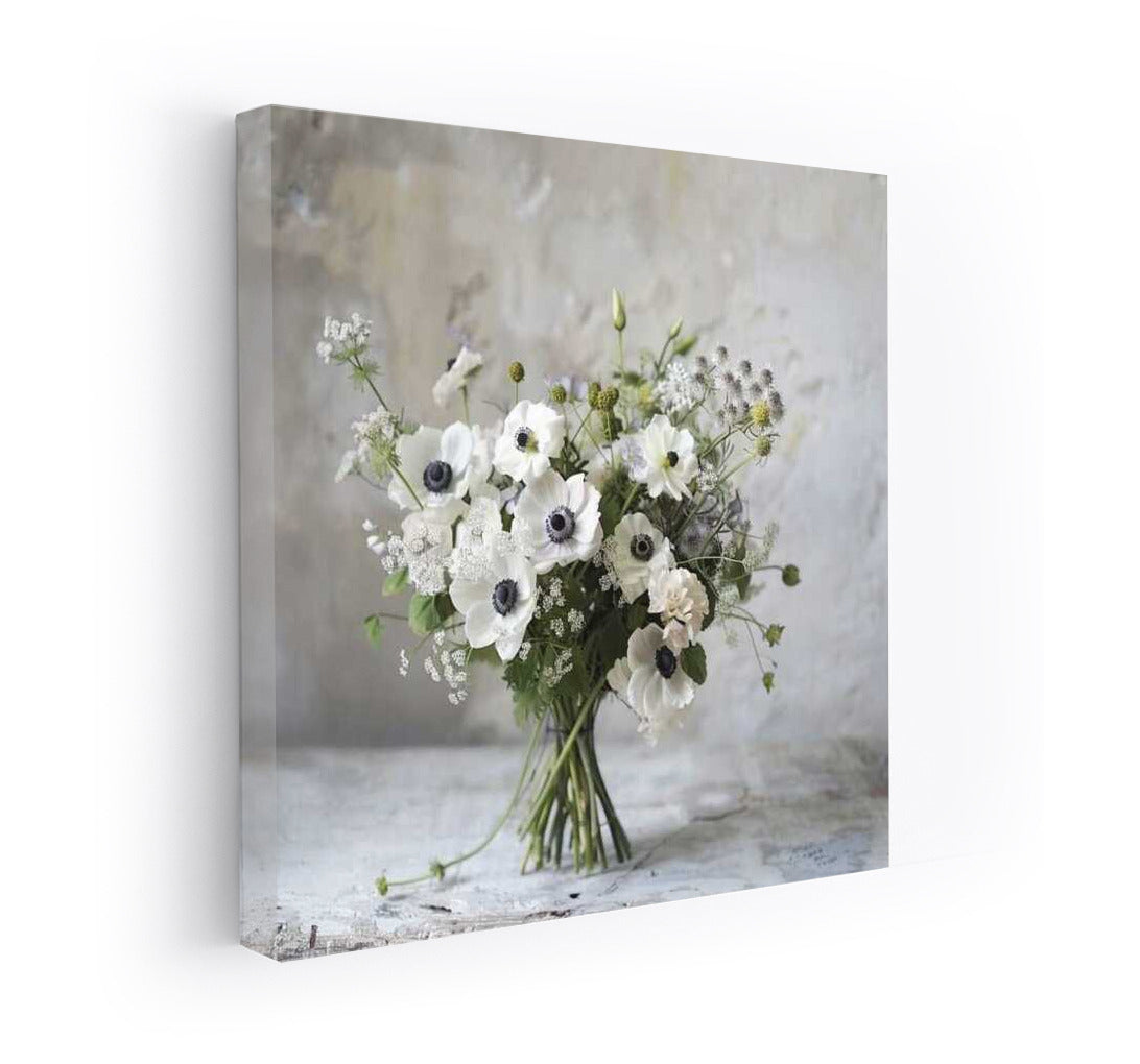 Minimalist Bouquet: Elegant Peonies and Lilies