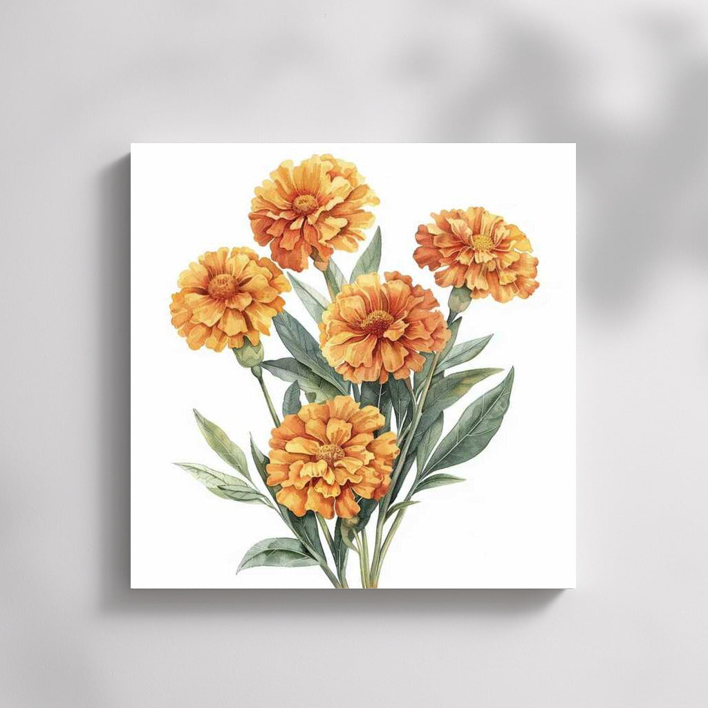 Marigold Bouquet: Bright Orange Flowers