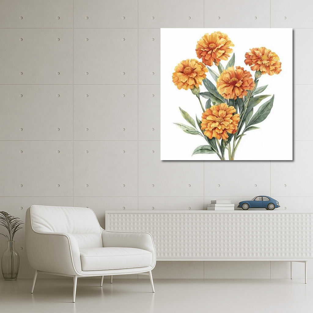 Marigold Bouquet: Bright Orange Flowers