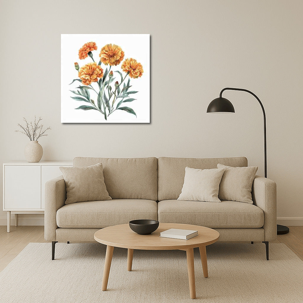 Marigold Bouquet: Bright Flowers for the Interior