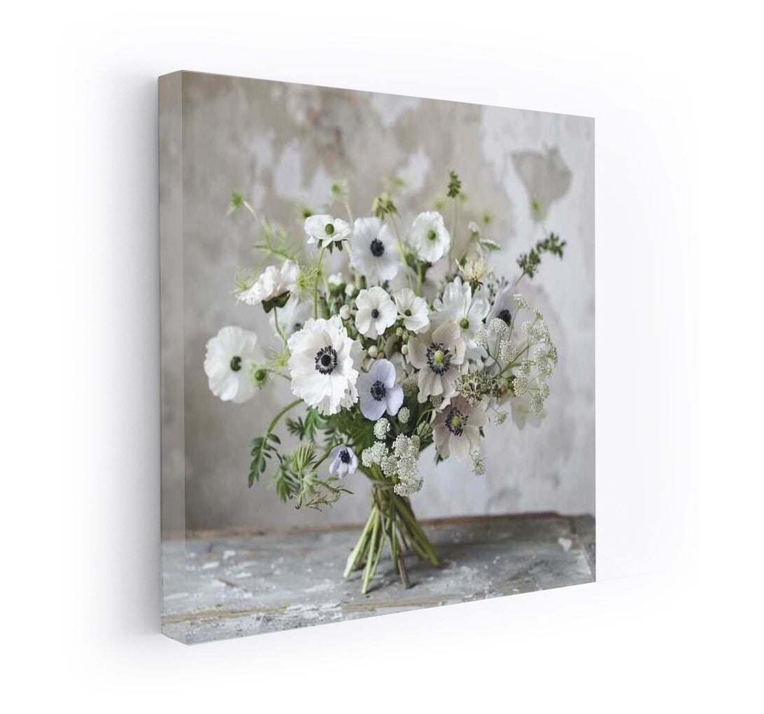 Minimalist Bouquet: Three Rose Flowers