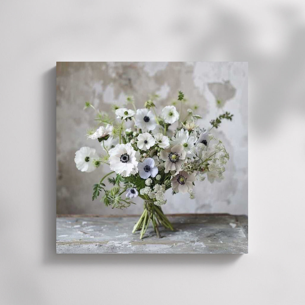 Minimalist Bouquet: Three Rose Flowers